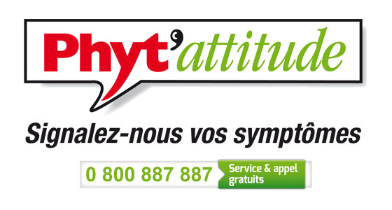 Phyt attitude, signalez vos symptômes: 0800-887-887